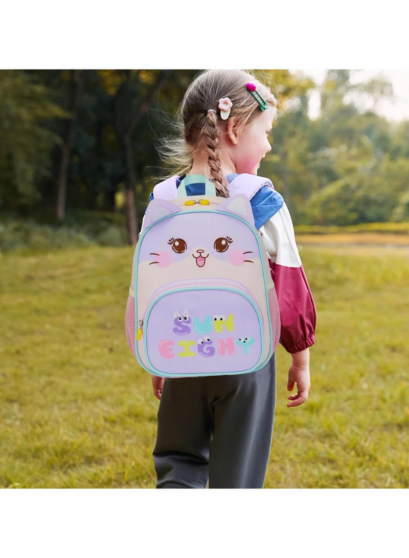 صن إيت Children’s Backpack Water Resistant Light Weight Cute Puppy Cartoon Bag for Preschool Girls and Boys, SE22207, Purple
